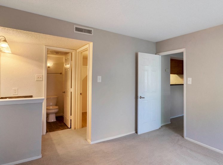 Carpeted Bedroom with En Suite Bathroom